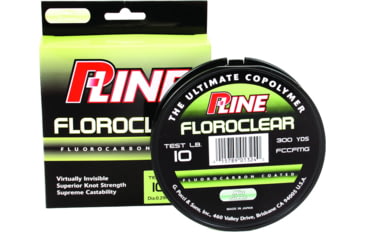 Image of P-Line Floroclear Fluorocarbon Coated Mono, Mist Green, 10lb 300Yd, FCCFMGF-10