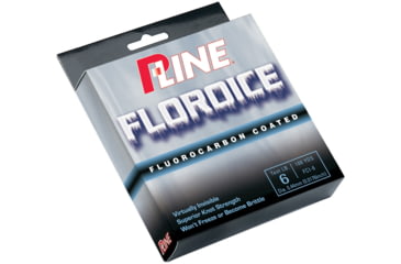 Image of P-Line Floroice Fluorocarbon Coated Mono Line, Clear, 100Yd 4lb, FCI-4