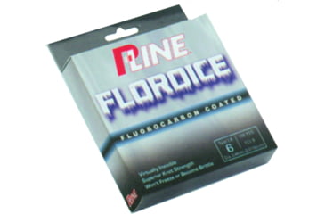 Image of P-Line Floroice Fluorocarbon Coated Mono Line, Clear, 100Yd 6lb, FCI-6