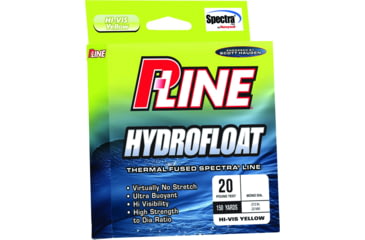 Image of P-Line Hydrofloat Spectra Braided Line 20lb 150yd Hi-Viz Yellow, HYDRO150-20