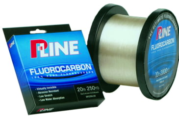 Image of P-Line Soft Fluorocarbon Fishing Line, 250yd, Clear, 20lb, SFC250-20
