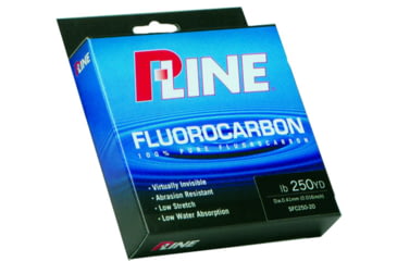 Image of P-Line Soft Fluorocarbon Fishing Line 2lb 250yd Clear, SFC250-2