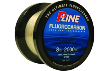 Image of P-Line Soft Fluorocarbon Fishing Line 8lb 2000yd Clear, SFCB-8