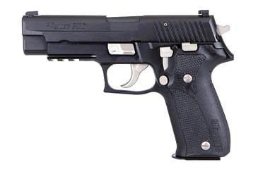 Image of SIG SAUER P220 Nightmare Pistol, .45 ACP, 4.4 in barrel, aluminum alloy frame, custom black G10 grip, recoil operated semi-automatic, 3-dot fixed night sights, 8 round magazine, P220 NM-1-FRRMPG