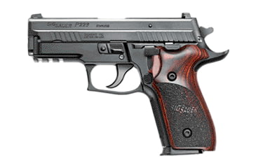 Image of SIG SAUER P229 Elite Pistol, .357 SIG, 3.9 in barrel, anodized aluminum frame, custom rosewood grip, recoil operated semi-automatic, SIGLITE night sights, extended beavertail, 12 round magazine, P229 Elite-5-FRRMPG