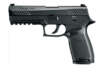 Image of SIG SAUER P320 Nitron Pistol, 9mm Luger, 4.7 in barrel, black polymer frame, integrated polymer grip, recoil operated semi-automatic, SIGLITE night sights, 17 round magazine, P320 Nitron-1-FRRMPG