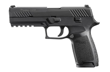 Image of SIG SAUER P320 Nitron Pistol, .45 ACP, 4.7 in barrel, black polymer frame, integrated polymer grip, recoil operated semi-automatic, SIGLITE night sights, 10 round magazine, P320 Nitron-3-FRRMPG