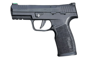 Image of SIG SAUER P322 Pistol, .22 Long Rifle, 4 in barrel, black polymer frame, integrated polymer grip, blowback operated semi-auto, fiber optic front and rear, 20 round magazine, P322-1-FRRMPG