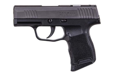 Image of SIG SAUER P365 SAS Pistol, 9mm Luger, 3.1 in barrel, black polymer frame, integrated polymer grip, recoil operated semi-automatic, low mount FT Bullseye, 10 round magazine, P365 SAS-1-FRRMPG