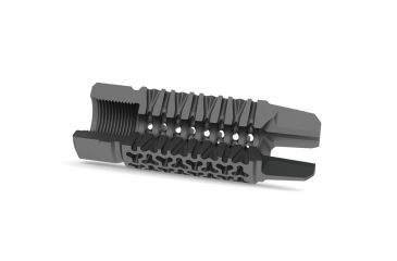 Image of Precision Armament EFAB 556 Hybrid Muzzle Brake, .223 Caliber / 5.56mm, Thread 1/2-28 TPI, Matte Black A04484