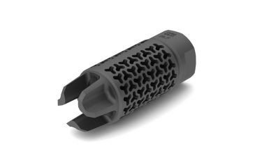 Image of Precision Armament EFAB 556 Hybrid Muzzle Brake, .223 Caliber / 5.56mm, Thread 1/2-28 TPI, Matte Black A04484
