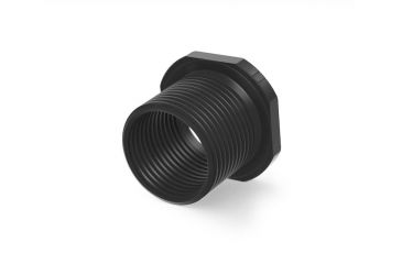 Image of Precision Armament M4 Muzzle Thread Adaptor, Thread 1/2-28 to 5/8-24, PVD Matte Black A02001