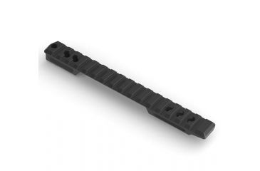 Image of Precision Armament Remington-700 Long Action, Tennalum 7068, 20-MOA, Improved (8-40) Scope Rail, Matte Black A12004