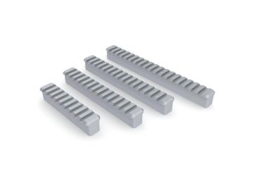 Image of Precision Armament Rail Blank, 7075 Aluminum, 9-Slot, 4.0", Satin Finish A11001