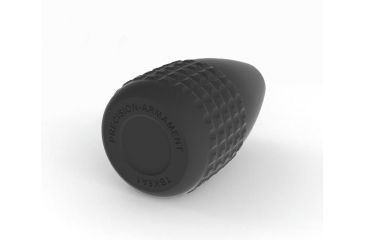 Image of Precision Armament TBK-6 Oversize Tactical Bolt Knob, Aluminum, 5/16-24 Thread, Matte Black A05002