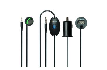 Image of PAC Blustream Bluetooth Streaming Device with Dash Mount &amp; 12 Volt Plug, Black ISBT52