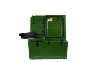 Image of PacBak P88-MK Cooler Army Grn &amp; ROAM 18V Vacuum Sealer Combo 33x23x20in, 88qt cap, 5-in-1: 3 chambers + table top + cut board, CK100045