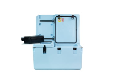 Image of PacBak P88-MK Cooler Sky Blue &amp; ROAM 18V Vacuum Sealer Combo 33x23x20in, 88qt cap, 5-in-1: 3 chambers + table top + cut board, CK100042