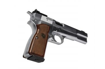 Image of Pachmayr Browning Hi Power Firearm Grip, Rosewood Checkered, 63270