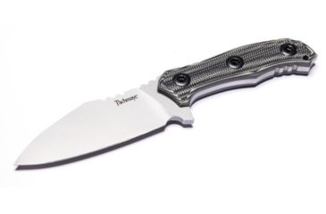 Image of Pachmayr Dominator Fixed Blade Knife w/ Kydex Sheath, D2 Steel Full Ground Blade, G10 Handle, Grey/Black, 04298