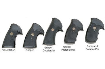 Image of Pachmayr Compac Pro Grip w/ Open Back Strap for S&amp;W, J Frame Round Butt SJ/CP