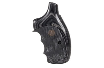 Image of Pachmayr Handgun Grip for Smith &amp; Wesson J Frame, Charcoal Silvertone, 00456