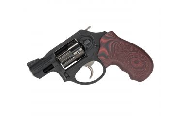 Image of Pachmayr Ruger LCR G10 Firearm Grip, Red / Black Checkered, 61242