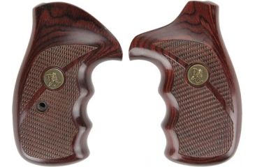 Image of Pachmayr SW KL Frame Rosewood Checkered Pistol Grip 63020