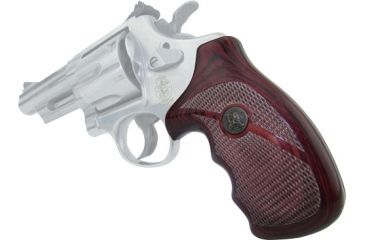 Image of Pachmayr SW N Frame Rosewood Checkered Pistol Grip 63040