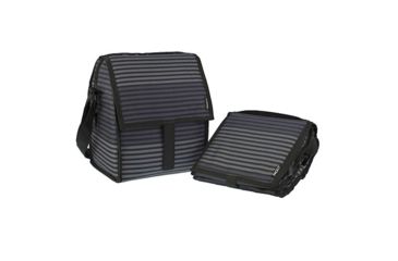 Image of Packit Deluxe Lunch Bag, Gray Stripe, Gray Stripe, 1 Year Mfg Warranty, PKT-15191