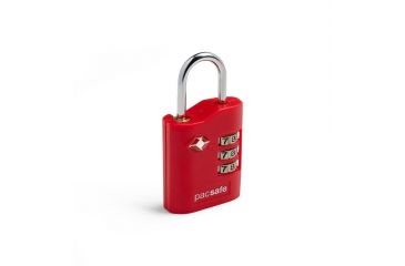 Image of PacSafe Prosafe 700 TSA Accepted Combination Padlock-Red