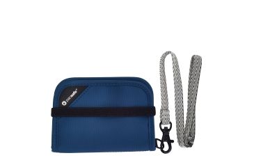 Image of Pacsafe RFIDsafe V50 Anti-Theft RFID Blocking Compact Men's Wallet, Eclipse 10551623