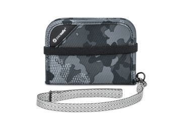 Image of Pacsafe RFIDsafe V50 Anti-Theft RFID Blocking Compact Men's Wallet, Grey Camo 10551802