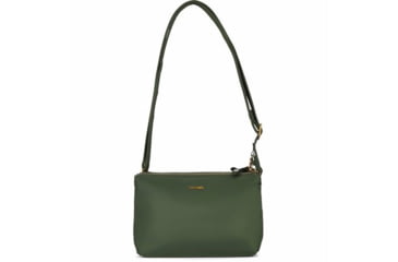 Image of Pacsafe Stylesafe Double Zip Crossbody Bag, Kombu Green, 4 Liters, 20630516