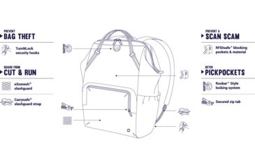 Image of Pacsafe Cruise Anti-Theft On The Go Crossbody, Black, 2L, 20705100