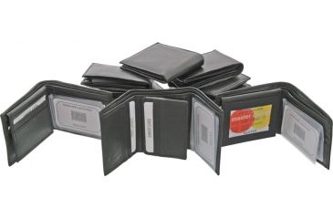Image of Pakistan Leather Wallet Assortment, Black PA2021