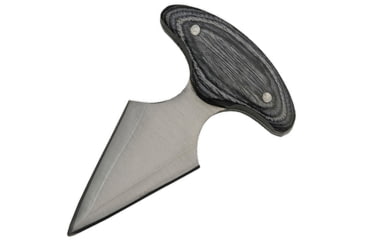Image of Pakistan Push Dagger Knife, 2.25 satin finish stainless blade, Black pakkawood handle, 203091-BK