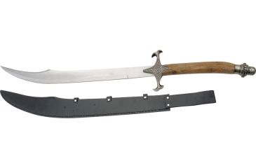 Image of Pakistan Scimitar Pewter Finish Knife, 39in. PA1068