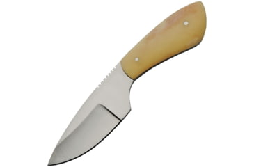 Image of Pakistan Skinner Bone Knife, 3.75 satin finish stainless blade, White smooth bone handle, 203408