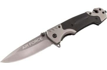 Image of Paladin 3-in-1 Multifunctional Folding Knife - Air Force, 3.5in, Stainless Steel, Drop Point, PE-KN-8501-AF