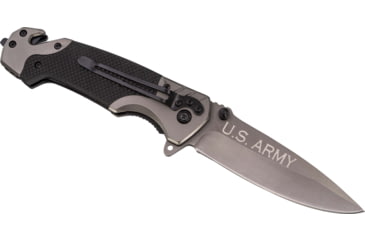 Image of Paladin 3-in-1 Multifunctional Folding Knife - Army, 3.5in, Stainless Steel, Drop Point, PE-KN-8501-ARM
