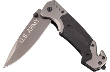 Image of Paladin 3-in-1 Multifunctional Folding Knife - Army, 3.5in, Stainless Steel, Drop Point, PE-KN-8501-ARM