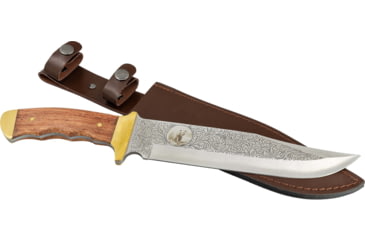 Image of Paladin Bear Engraving Fixed Blade Knife, 14in, 3Cr13 Stainless Steel, Clip Point, Mossy Oak, PE-KN-8504-B