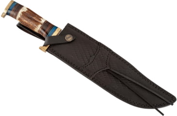 Image of Paladin Bowie Fixed Blade Knife - Flag, Stainless Steel, Drop Point, PE-SB-8511-F