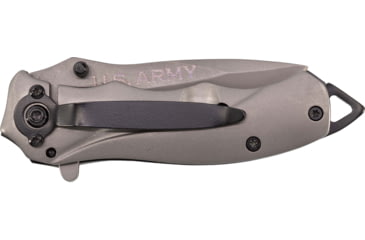 Image of Paladin EDC Folding Knife - Army, 2.5in, Stainless Steel, Drop Point, Titanium, PE-KN-8512-ARM