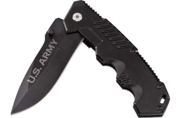 Image of Paladin EDC Folding Knife Army, 3.3in, High Carbon Stainless Steel, Stainless Steel Handle, PE-KN-8502-ARM