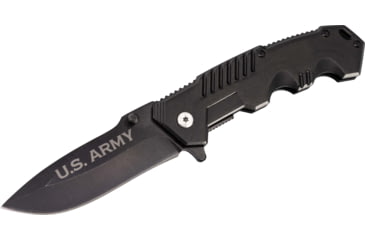 Image of Paladin EDC Folding Knife Army, 3.3in, High Carbon Stainless Steel, Stainless Steel Handle, PE-KN-8502-ARM