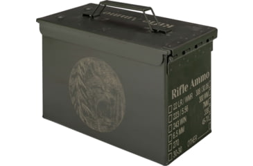 Image of Paladin Enagraved Rifle Ammo Box, OD Green, PE-AM-8007-R