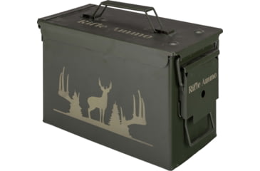 Image of Paladin Enagraved Rifle Ammo Box, OD Green, PE-AM-8007-R