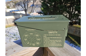 Image of Paladin Pistol Ammo Can, Green Metal, PE-AMMOCP-2035